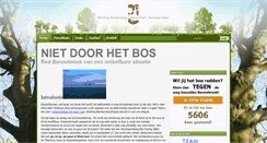 Desktop Screenshot of nietdoorhetbos.nl